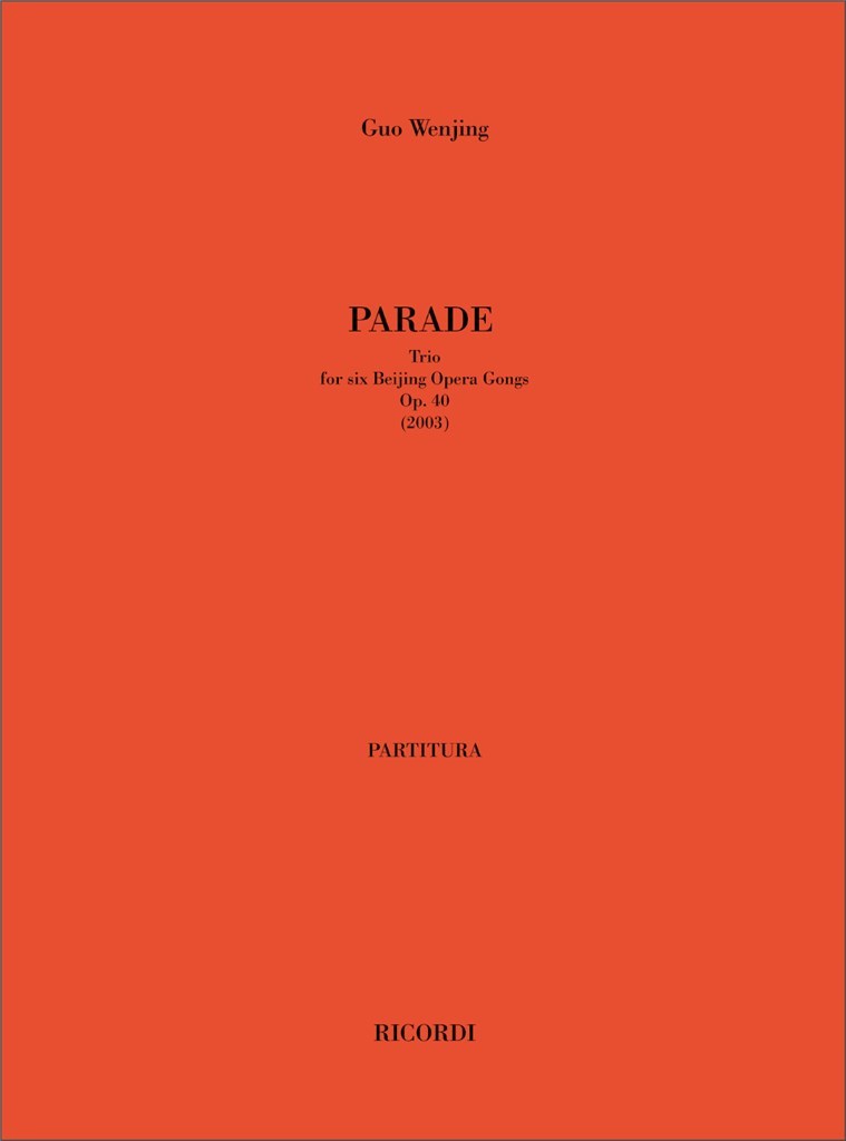 Parade. Trio Op. 40